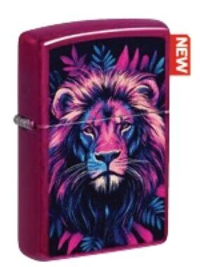 Gorgeous King Of The Jungle Lion Design Zippo